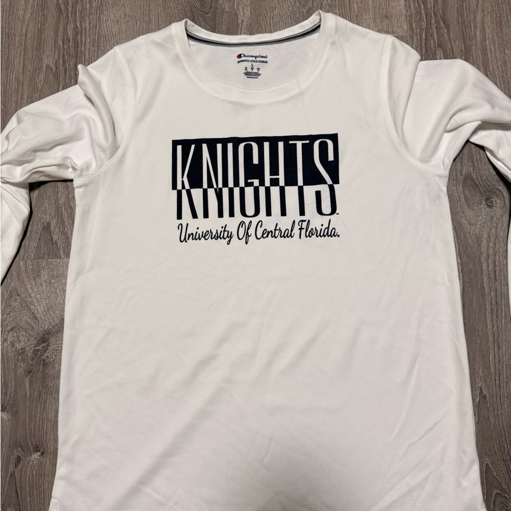 Champion White Knights Long Sleeve Tee